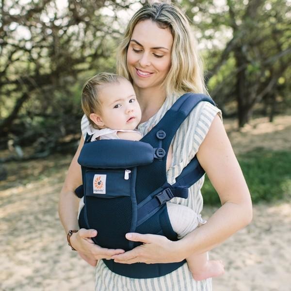 Ergobaby Adapt Carrier - Cool Air Mesh Deep Blue - Baby Carrier - Ergobaby - Afterpay - Zippay Carry Them Close
