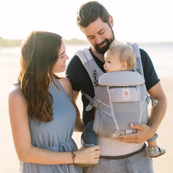 Ergobaby Adapt Carrier - Cool Air Mesh Pearl Grey - Baby Carrier - Ergobaby - Afterpay - Zippay Carry Them Close
