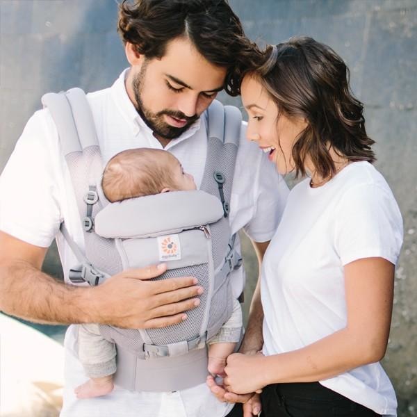 Ergobaby Adapt Carrier - Cool Air Mesh Pearl Grey - Baby Carrier - Ergobaby - Afterpay - Zippay Carry Them Close