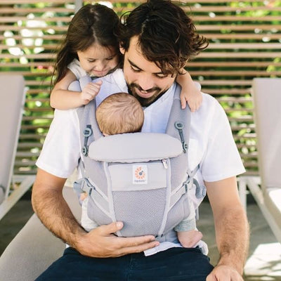 Ergobaby Adapt Carrier - Cool Air Mesh Pearl Grey - Baby Carrier - Ergobaby - Afterpay - Zippay Carry Them Close