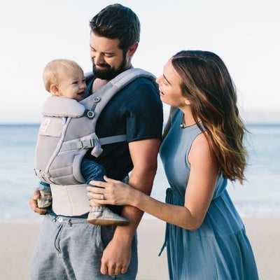 Ergobaby Adapt Carrier - Cool Air Mesh Pearl Grey - Baby Carrier - Ergobaby - Afterpay - Zippay Carry Them Close