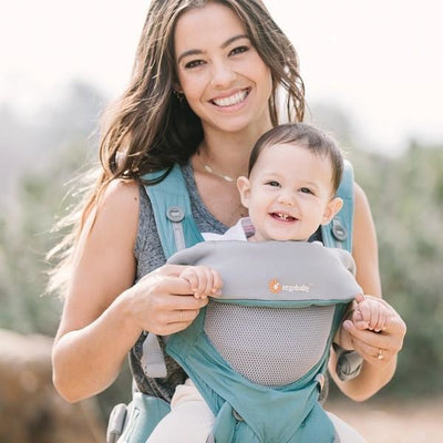 Ergobaby 360 Carrier - Cool Air Icy Mint - Baby Carrier - Ergobaby - Afterpay - Zippay Carry Them Close