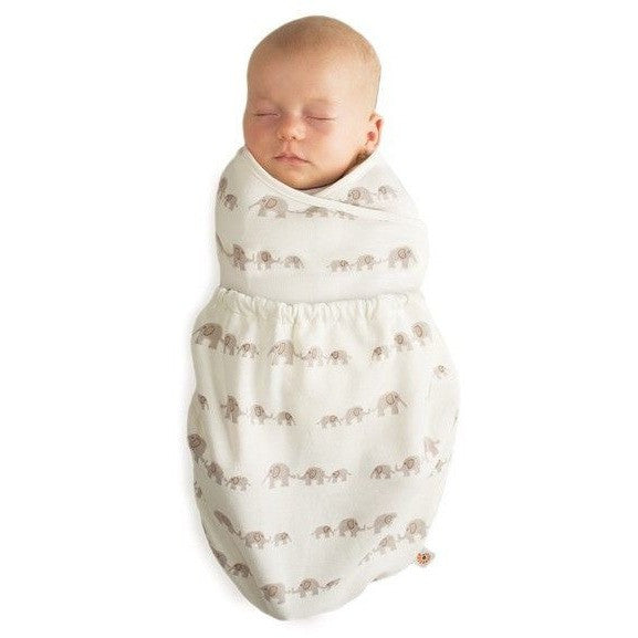 Ergobaby Swaddler - Elephant + Natural 2 Pack - swaddle - Ergobaby - Afterpay - Zippay Carry Them Close