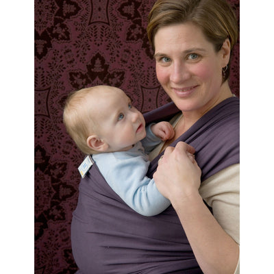 Moby Wrap Organic - Eggplant, , Stretchy Wrap, Moby, Carry Them Close  - 3