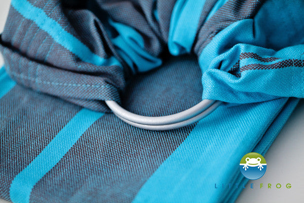 Little Frog Ring Sling - Aquamarine