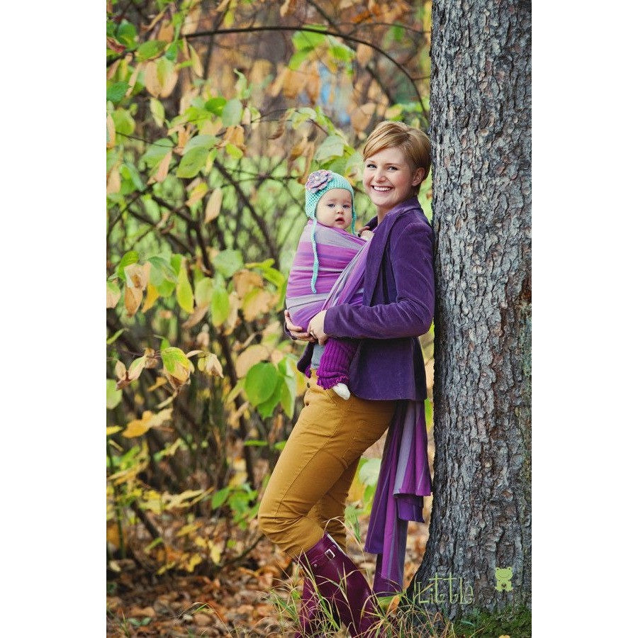 Little Frog Woven Wrap - Amethyst - Woven Wrap - Little Frog - Afterpay - Zippay Carry Them Close