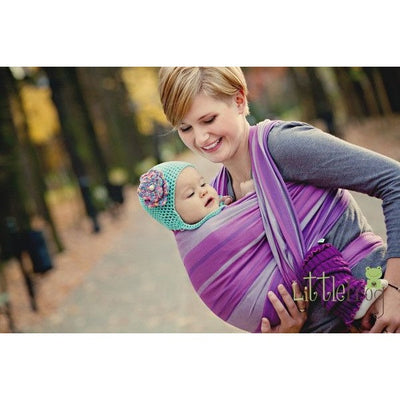 Little Frog Woven Wrap - Amethyst - Woven Wrap - Little Frog - Afterpay - Zippay Carry Them Close