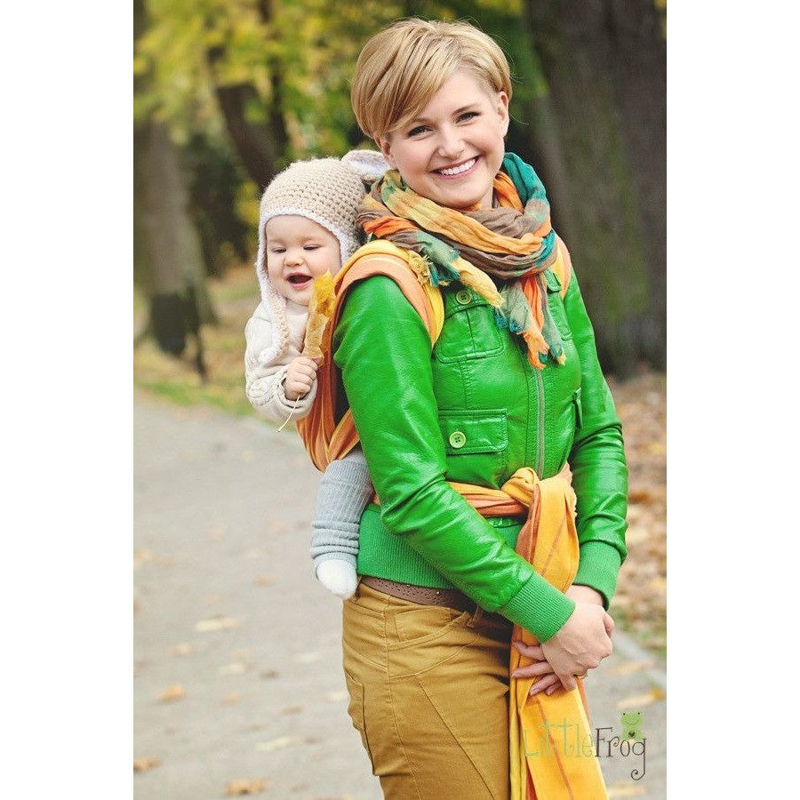 Little Frog Woven Wrap - Jasper - Woven Wrap - Little Frog - Afterpay - Zippay Carry Them Close