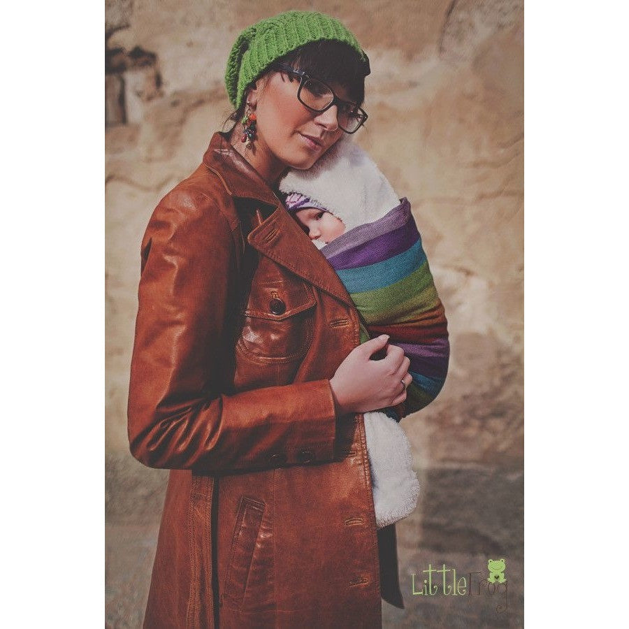 Little Frog Woven Wrap - Labradorite, , Woven Wrap, Little Frog, Carry Them Close  - 3