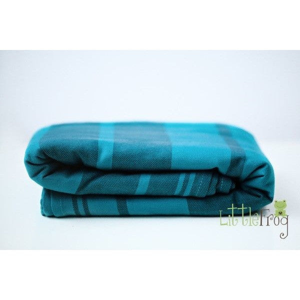 Little Frog Woven Wrap - Marine Topaz - Woven Wrap - Little Frog - Afterpay - Zippay Carry Them Close
