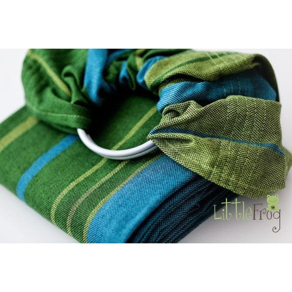 Little Frog Ring Sling - Azurite, , Ring Sling, Little Frog, Carry Them Close 