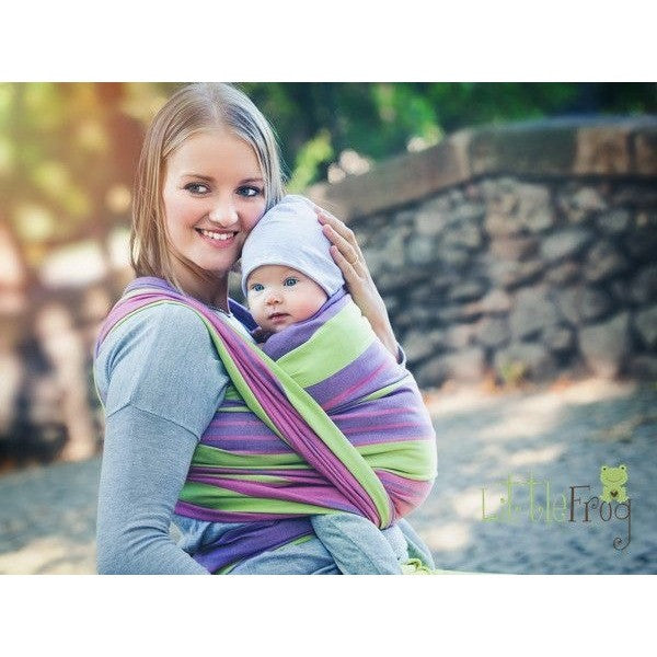 Little Frog Woven Wrap - Alexandrite, , Woven Wrap, Little Frog, Carry Them Close  - 2