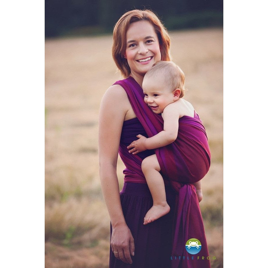 Little Frog Woven Wrap - Cherry Rhodonite - Woven Wrap - Little Frog - Afterpay - Zippay Carry Them Close