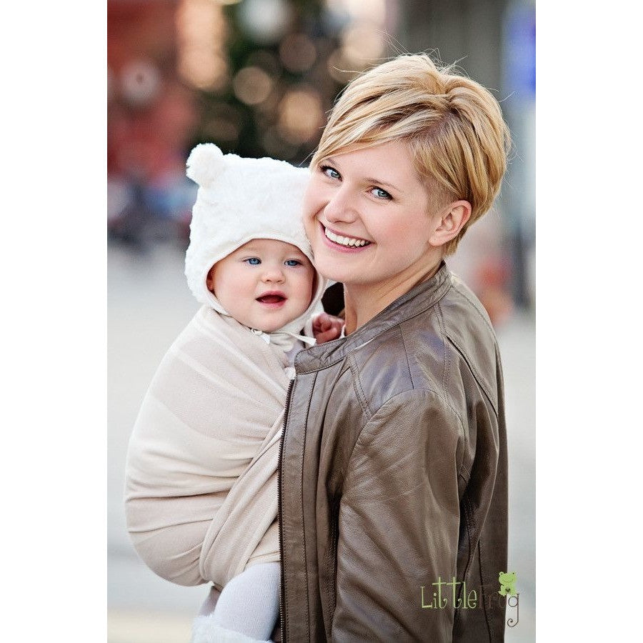 Little Frog Woven Wrap - Quartz, , Woven Wrap, Little Frog, Carry Them Close  - 2