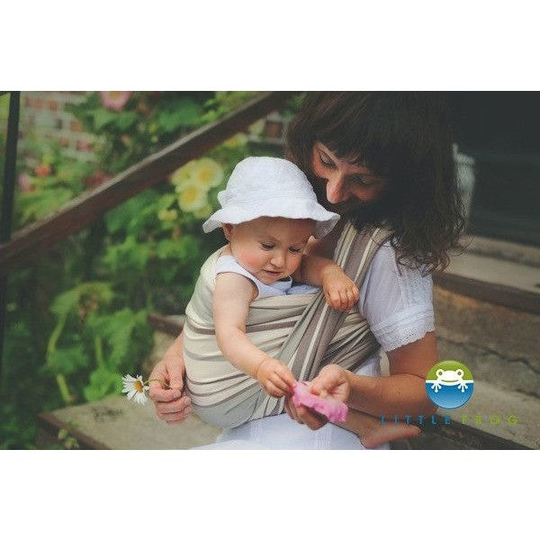 Little Frog Woven Wrap - Smoky Quartz - Woven Wrap - Little Frog - Afterpay - Zippay Carry Them Close