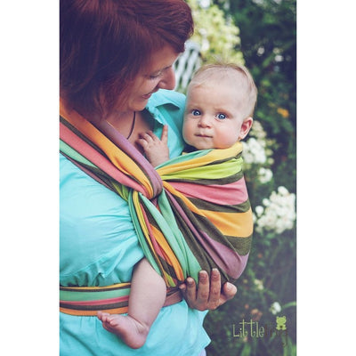 Little Frog Woven Wrap - Sunny Flourite - Woven Wrap - Little Frog - Afterpay - Zippay Carry Them Close