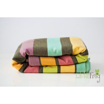 Little Frog Woven Wrap - Sunny Flourite - Woven Wrap - Little Frog - Afterpay - Zippay Carry Them Close
