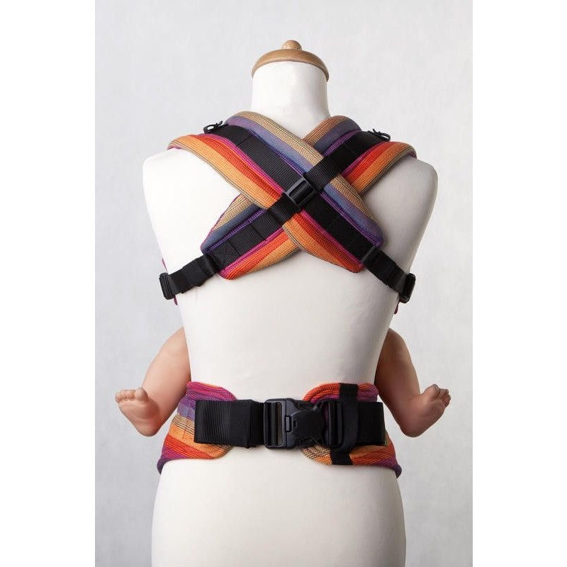 Lenny Lamb Ergonomic Carrier (BABY) - SUNSET RAINBOW (RD) - Second Generation, , Baby Carrier, Lenny Lamb, Carry Them Close  - 3