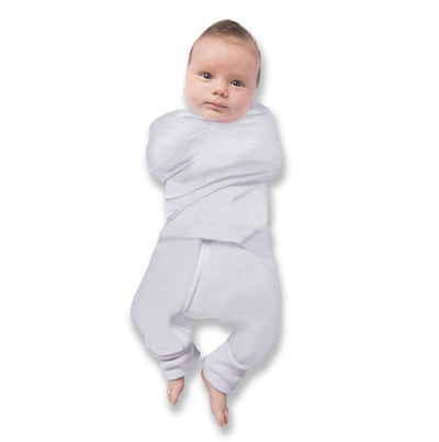 Plum - Baby Swaddle Suit 0.5 TOG - Zebra Grey (2pk)