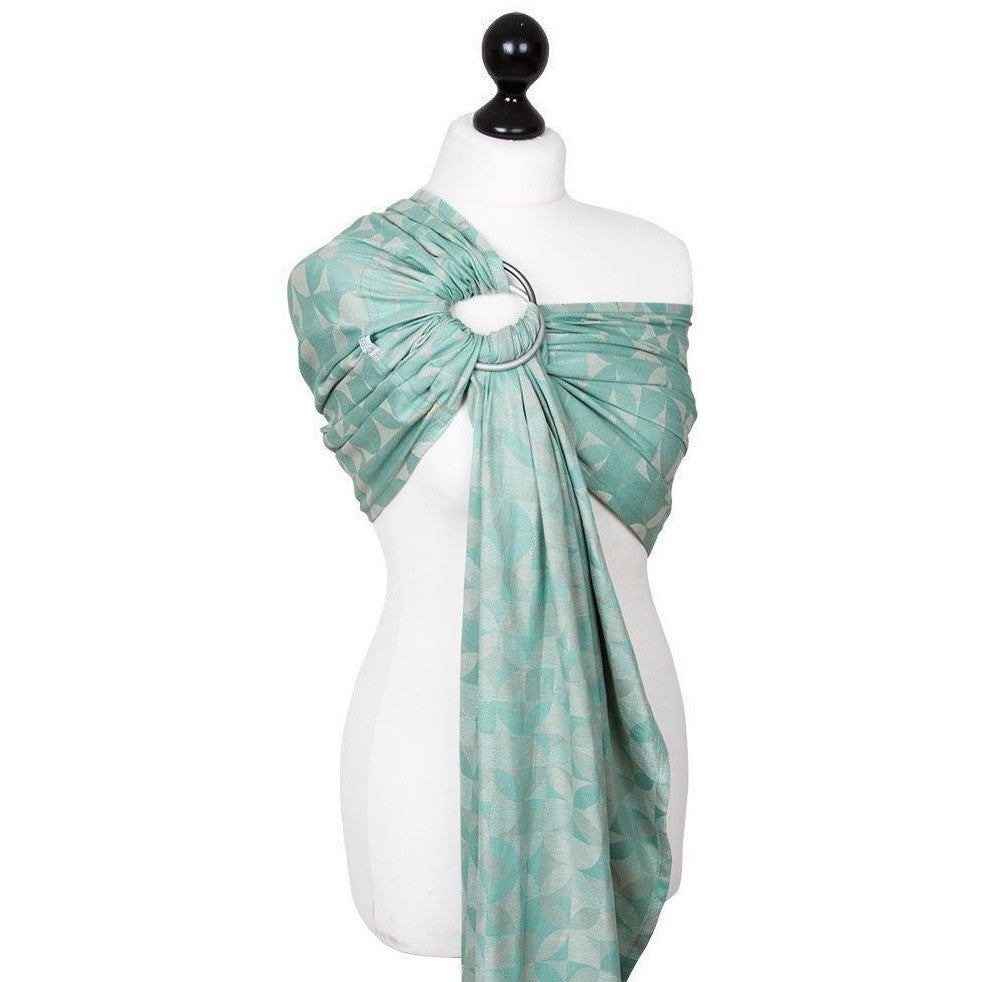 Fidella Ring Sling - Kaleidoscope Mint - Ring Sling - Fidella - Afterpay - Zippay Carry Them Close