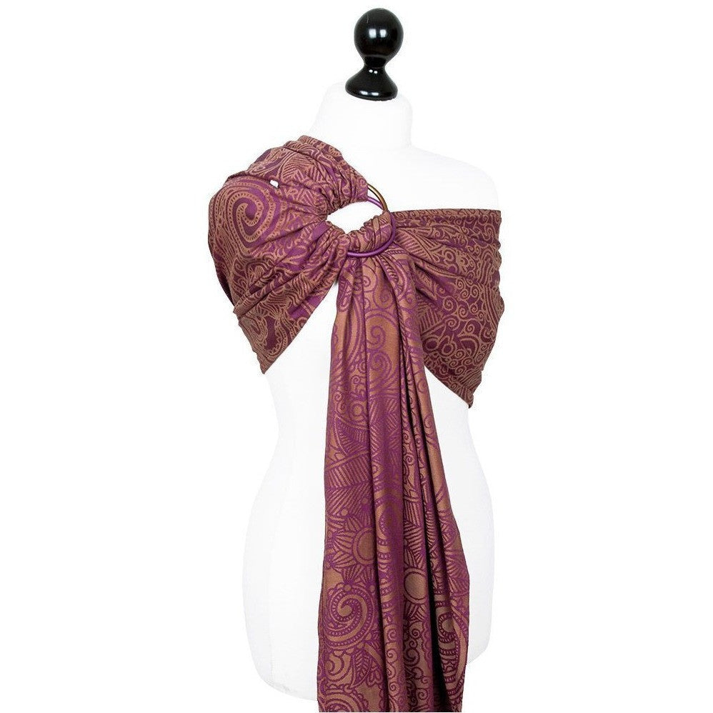 Fidella Ring Sling - Masala Scuba Mauve (Malve) - Ring Sling - Fidella - Afterpay - Zippay Carry Them Close