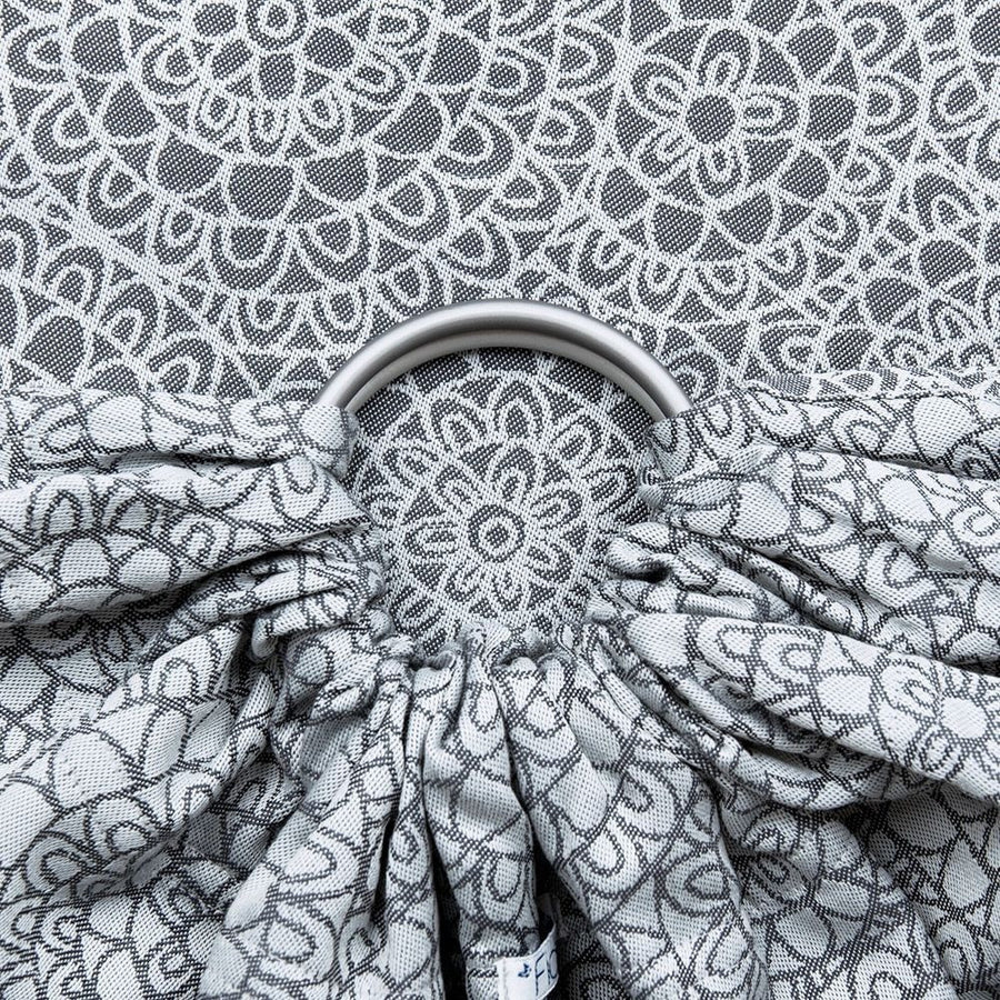 Fidella Ring Sling - Mosaic Stone Grey - Ring Sling - Fidella - Afterpay - Zippay Carry Them Close