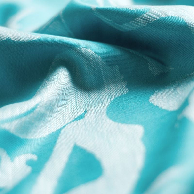 Fidella Woven Wrap - Sirens Blue Linen, , Woven Wrap, Fidella, Carry Them Close  - 6