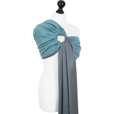 Fidella Ring Sling - Lines Blue Stone - Ring Sling - Fidella - Afterpay - Zippay Carry Them Close
