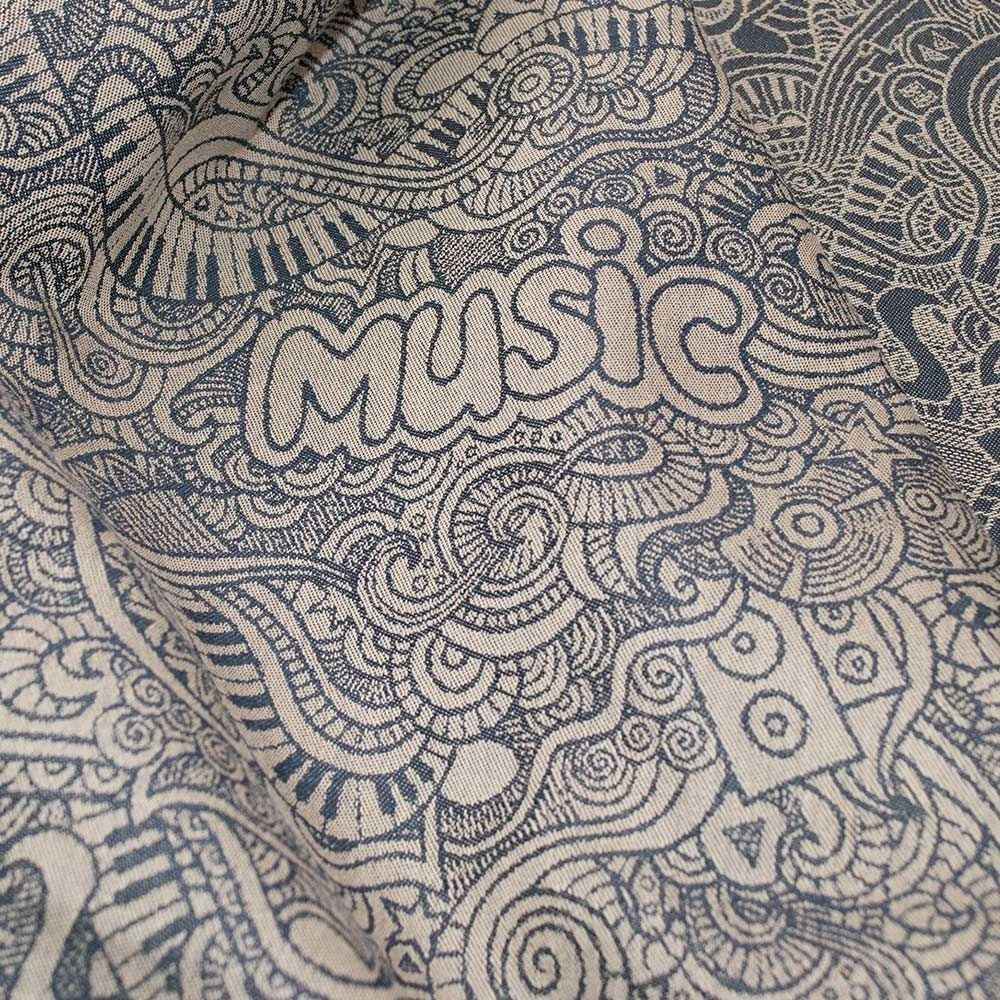 Fidella Ring Sling - Music Vibes (Biscuit) - Ring Sling - Fidella - Afterpay - Zippay Carry Them Close