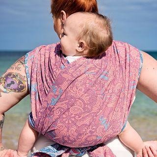 Fidella Woven Wrap - Sea Anchor Maritime Blue - Woven Wrap - Fidella - Afterpay - Zippay Carry Them Close