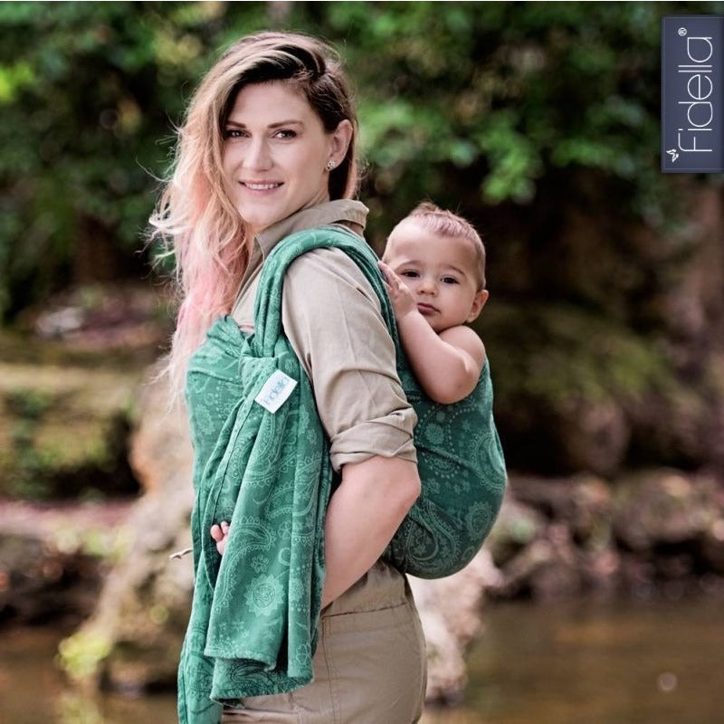 Fidella Woven Wrap - Persian Paisley Jungle - Woven Wrap - Fidella - Afterpay - Zippay Carry Them Close