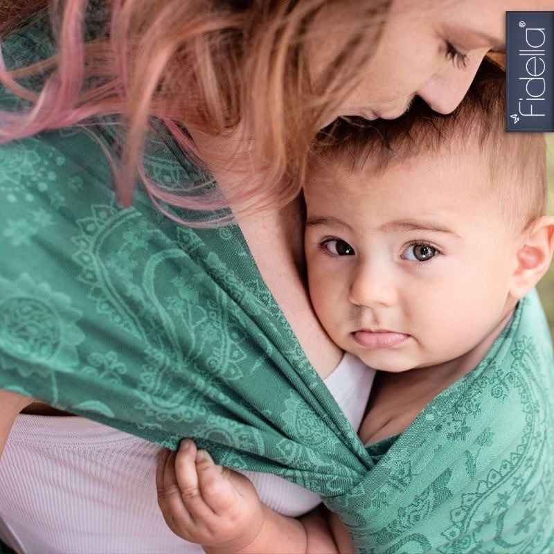 Fidella Woven Wrap - Persian Paisley Jungle - Woven Wrap - Fidella - Afterpay - Zippay Carry Them Close