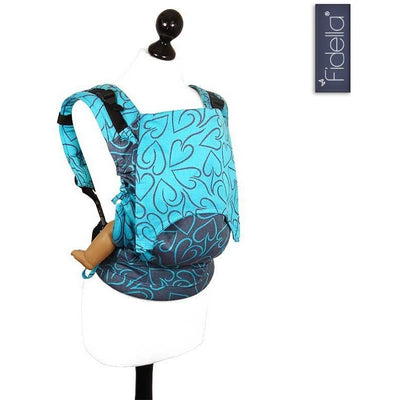 Fidella Fusion babycarrier with buckles - Amors Love Arrows Plum - Baby Carrier - Fidella - Afterpay - Zippay Carry Them Close