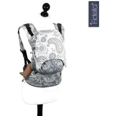 Fidella Fusion babycarrier with buckles - Persian Paisley Smoke - Baby Carrier - Fidella - Afterpay - Zippay Carry Them Close