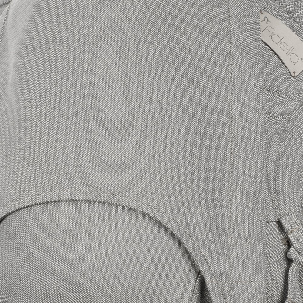 Fidella Fly Tai - MeiTai babycarrier - Chevron Light Gray - (Baby Size - From Birth)