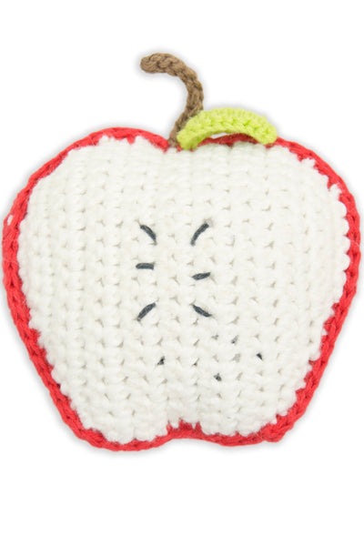Weegoamigo - Crochet Rattle - Apple