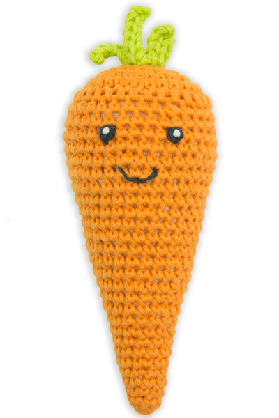 Weegoamigo - Crochet Rattle - Carrot