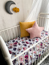 Pop Ya Tot - Cotton Muslin Cot Sheet - All About Aster