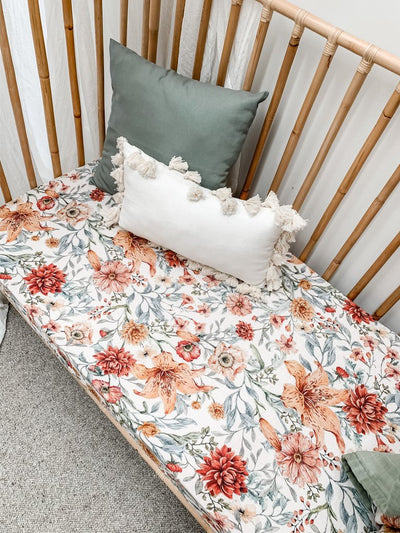 Pop Ya Tot - Cotton Muslin Bassinet Sheet - Le Piccadilly