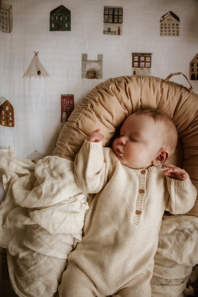 Pop Ya Tot - Cotton Muslin Cot Sheet - Ole House