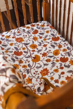 Pop Ya Tot - Cotton Muslin Bassinet Sheet - Buti Block