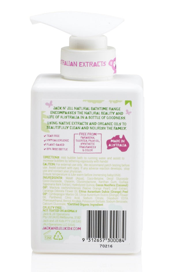 Jack n' Jill - Sweetness Bubble Bath, Natural Bath Time