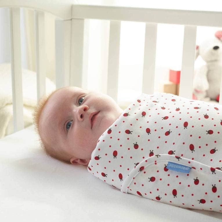 Gro Swaddle Baby Wrap - Ladybird - swaddle - The Gro Company - Afterpay - Zippay Carry Them Close
