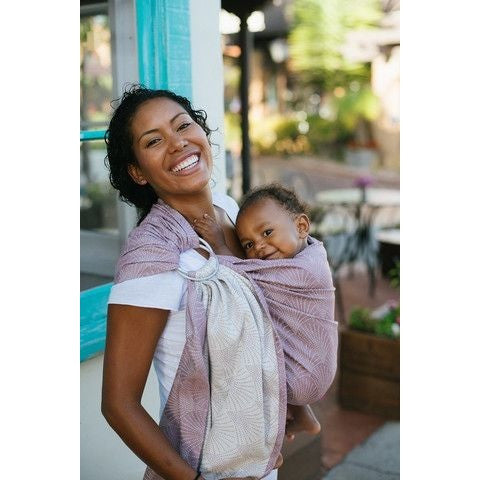 Tula Ring Sling - Lexington Lilac - Wrap Conversion - Ring Sling - Tula - Afterpay - Zippay Carry Them Close