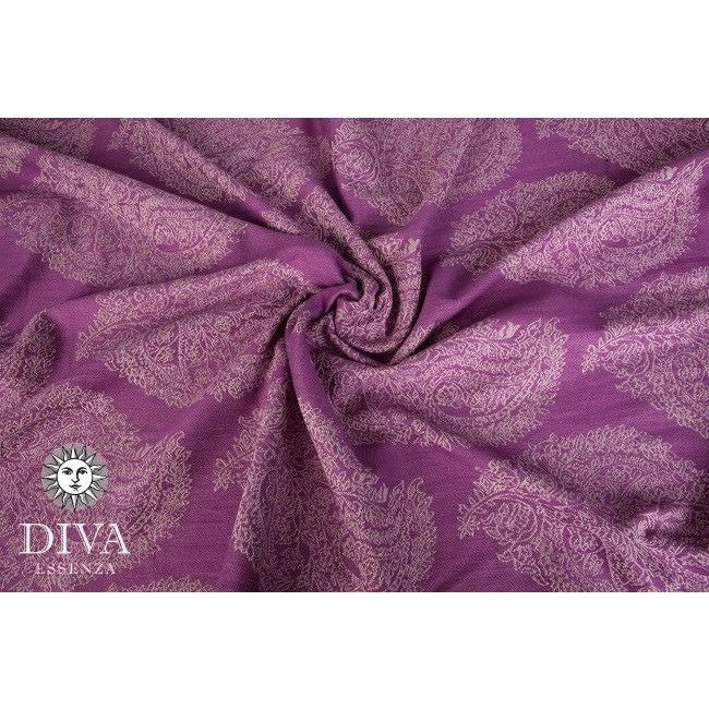 Diva Milano - Diva Enssenza Woven Wrap - Lilla, , Woven Wrap, Diva Milano, Carry Them Close  - 4