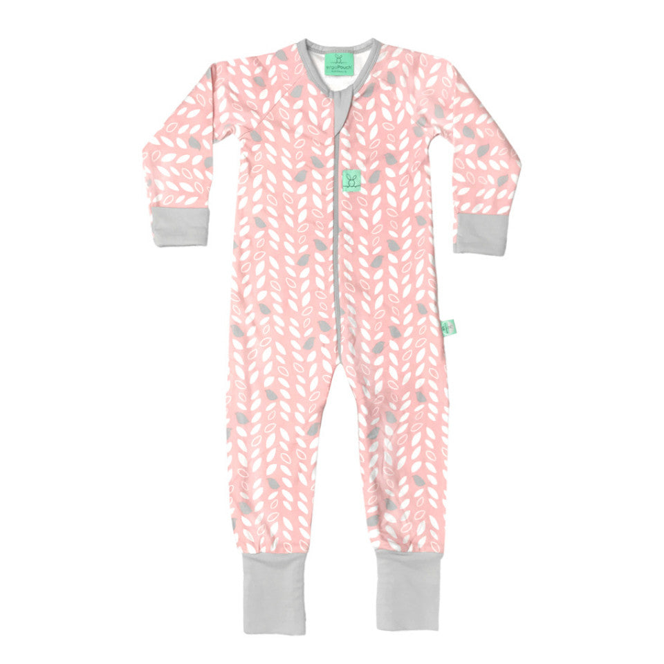ErgoPouch - ErgoLayers Sleep Wear - Mid-Season Long Sleeve (1.0 TOG) - Spring Leaves