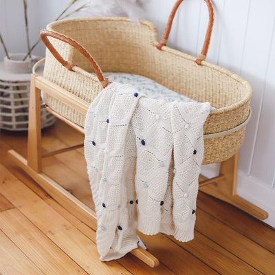 Di Lusso Living - Baby Blanket - Lucy Blue