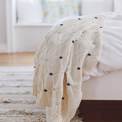 Di Lusso Living - Baby Blanket - Lucy Blue