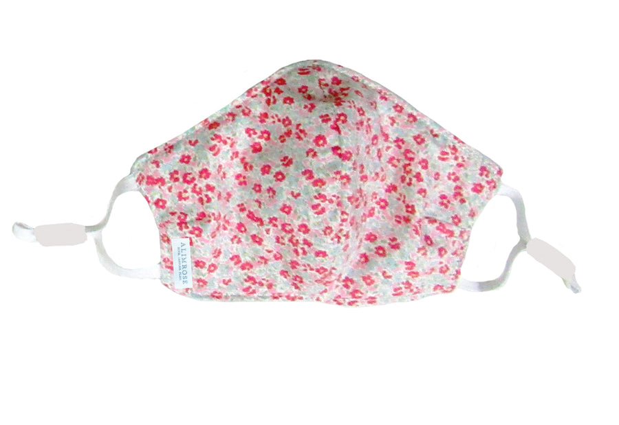 Alimrose - Face Mask - 3 layer Cotton - Sweet Floral (Adult)