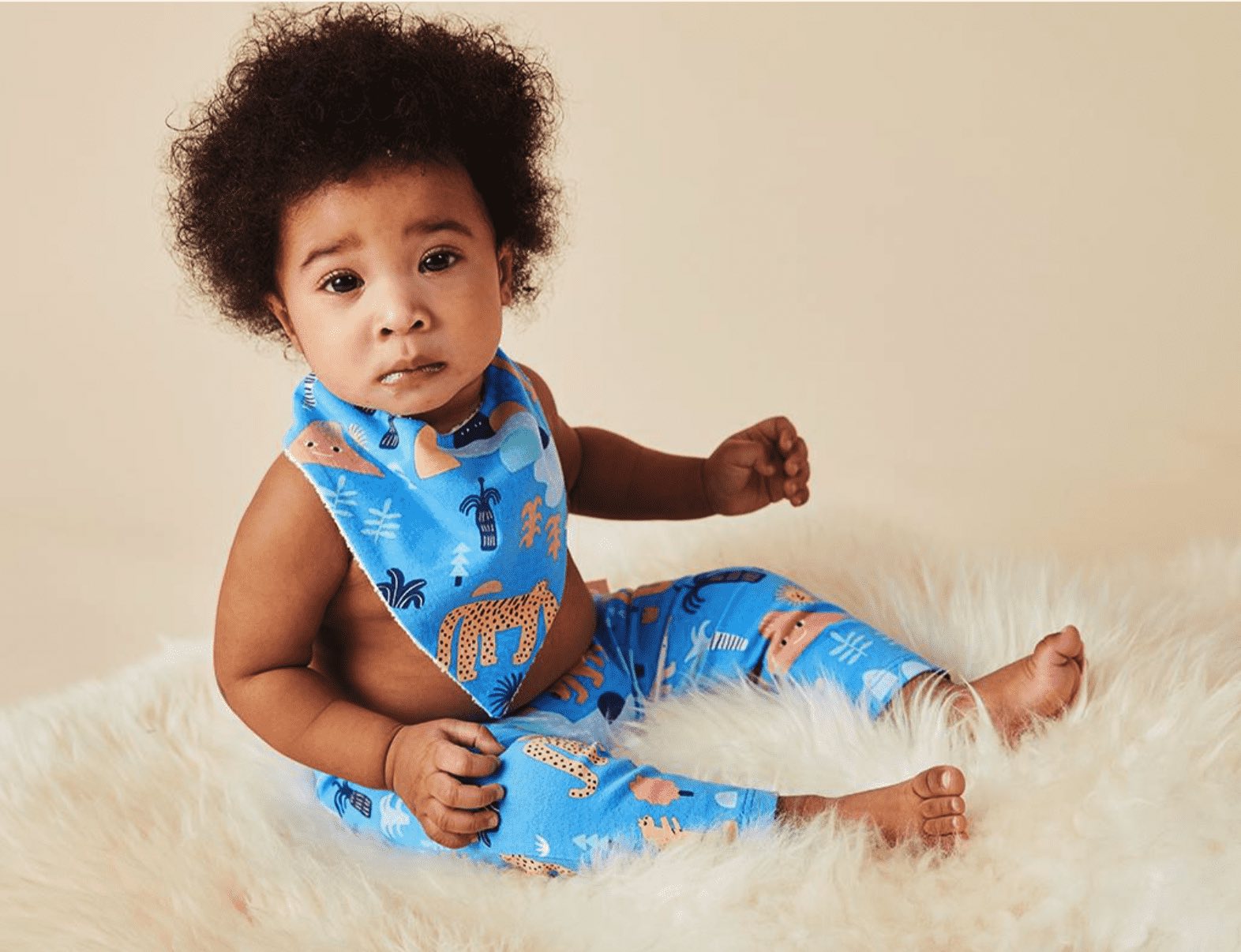 Halcyon Nights - Bandana Bib - MEGAFAUNA YO YO BIB